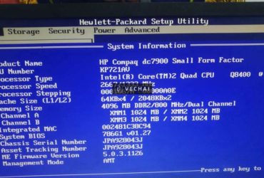 xác pc hp còn lên