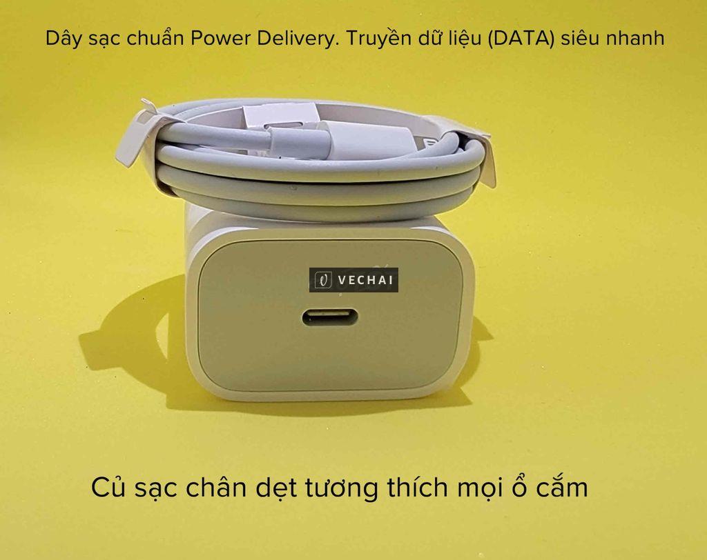 Bộ Sạc Nhanh PD20W- Sạc Siêu Nhanh- An Toàn