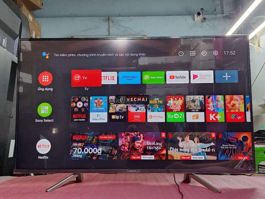 Android Tivi Sony 4K 49 inch – 49X8000G. Giọng Nói