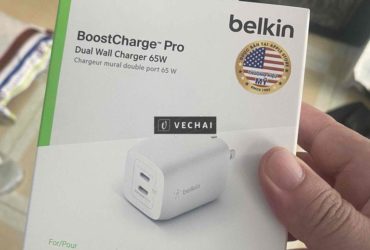 Sạc Nhanh Belkin 65W 2 Cổng Type-C Mới