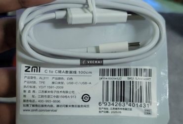 CÁP 2 trong 1 USB-C hãng XIAOMI ZMI