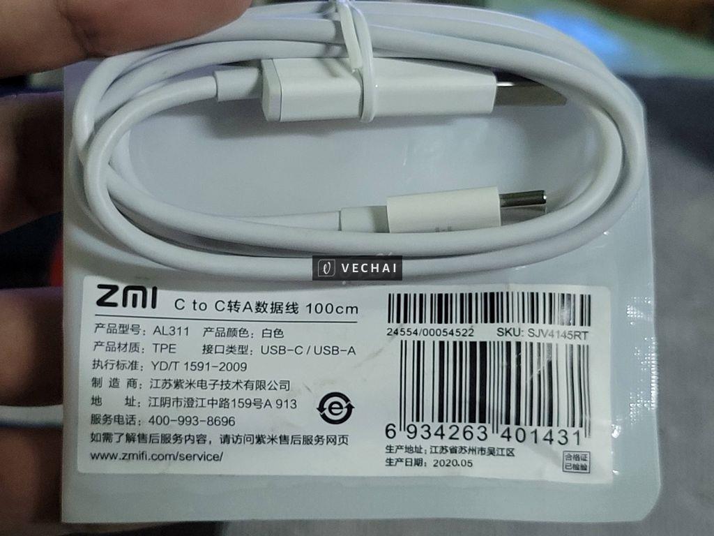 CÁP 2 trong 1 USB-C hãng XIAOMI ZMI