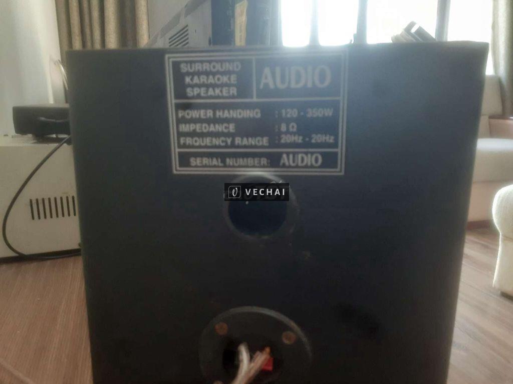 tivi amply denon cặp loa audio 350w