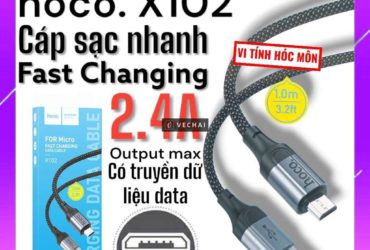 Micro usb Cáp sạc nhanh hoco X102 2.4A