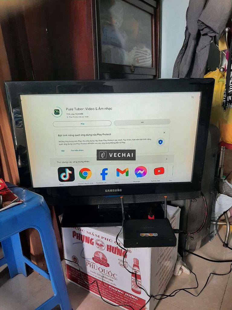 Tivi samsung in. Sử dụng tốt, tặng anroid box