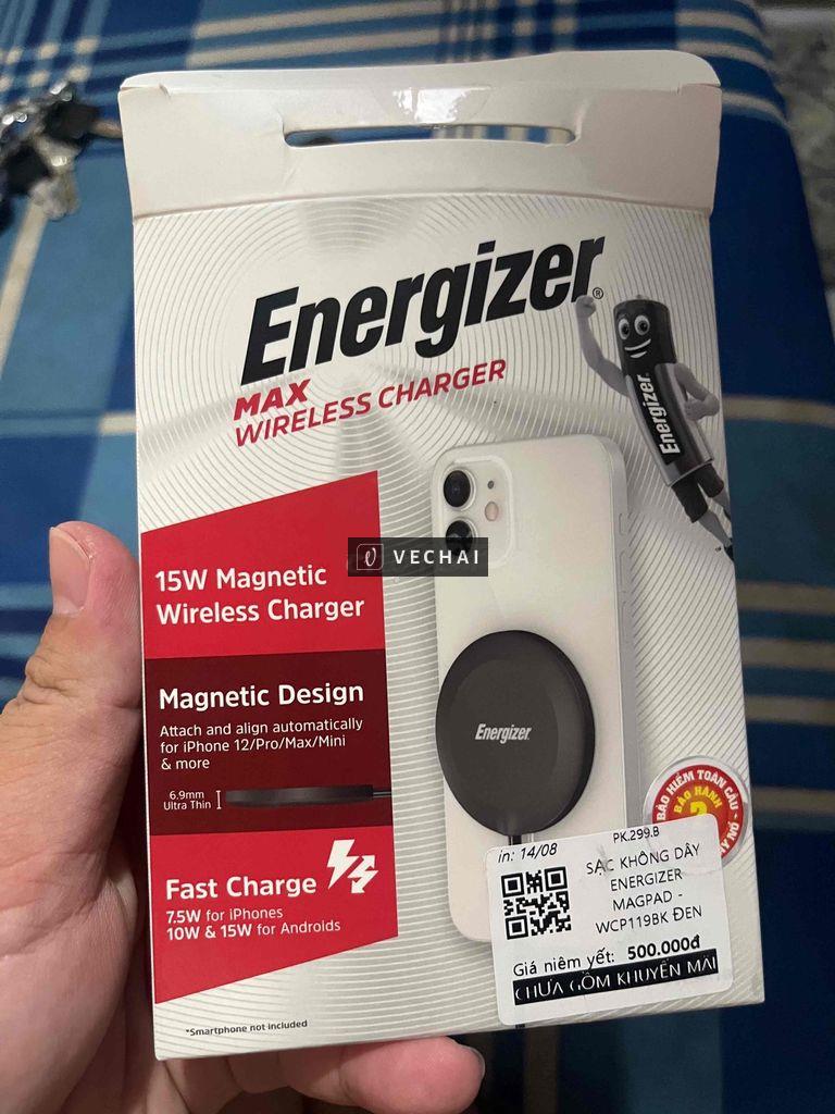 Sạc không dây Energizer MagPAD WCP119BK