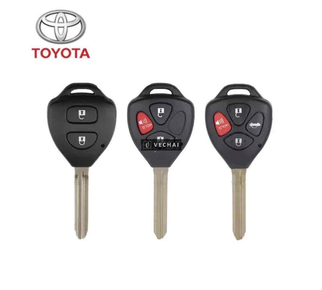 Vỏ chìa khoá ô tô Toyota-2,3,4 nút bấm