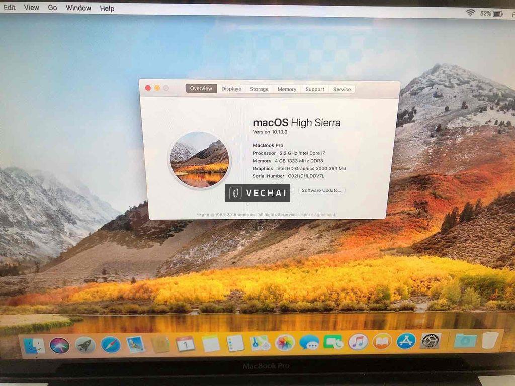 Bán xác macbook pro 15inch,core i7