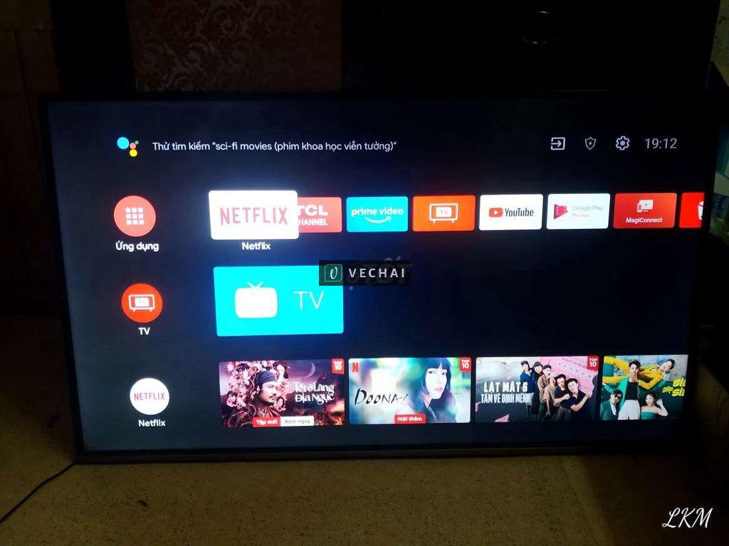 Tivi tcl 4k l55p8 smart internet