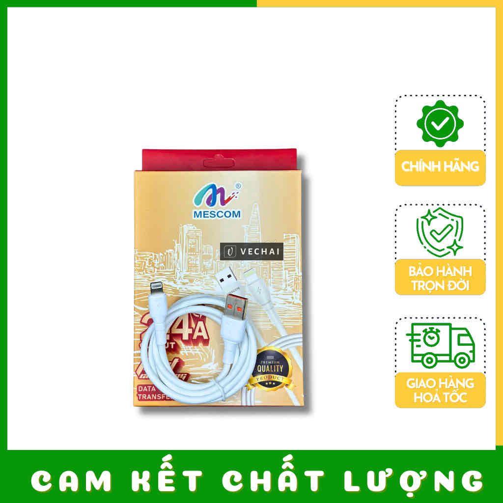 Cáp Sạc nhanh Mescom iphone, samsung, oppo, vivo,…