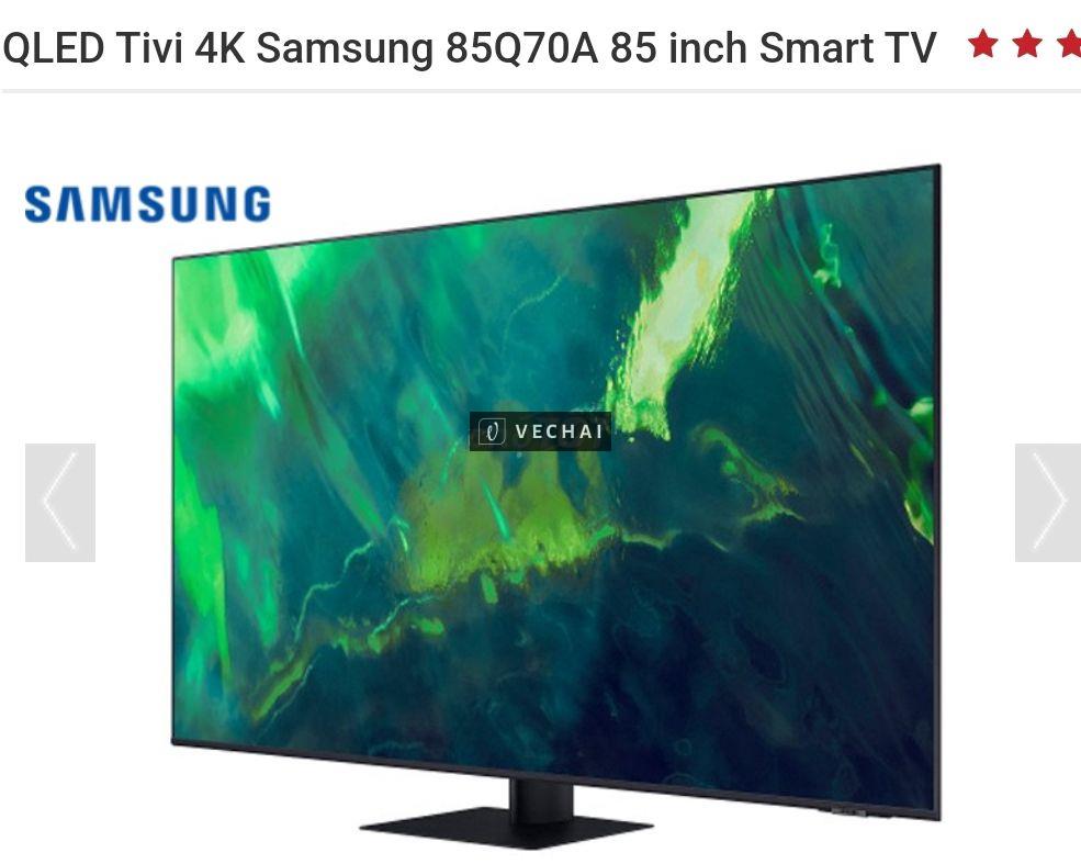 Tivi 85in 4K to khổng lồ SAMSUNG QLED 85Q70A 120HZ