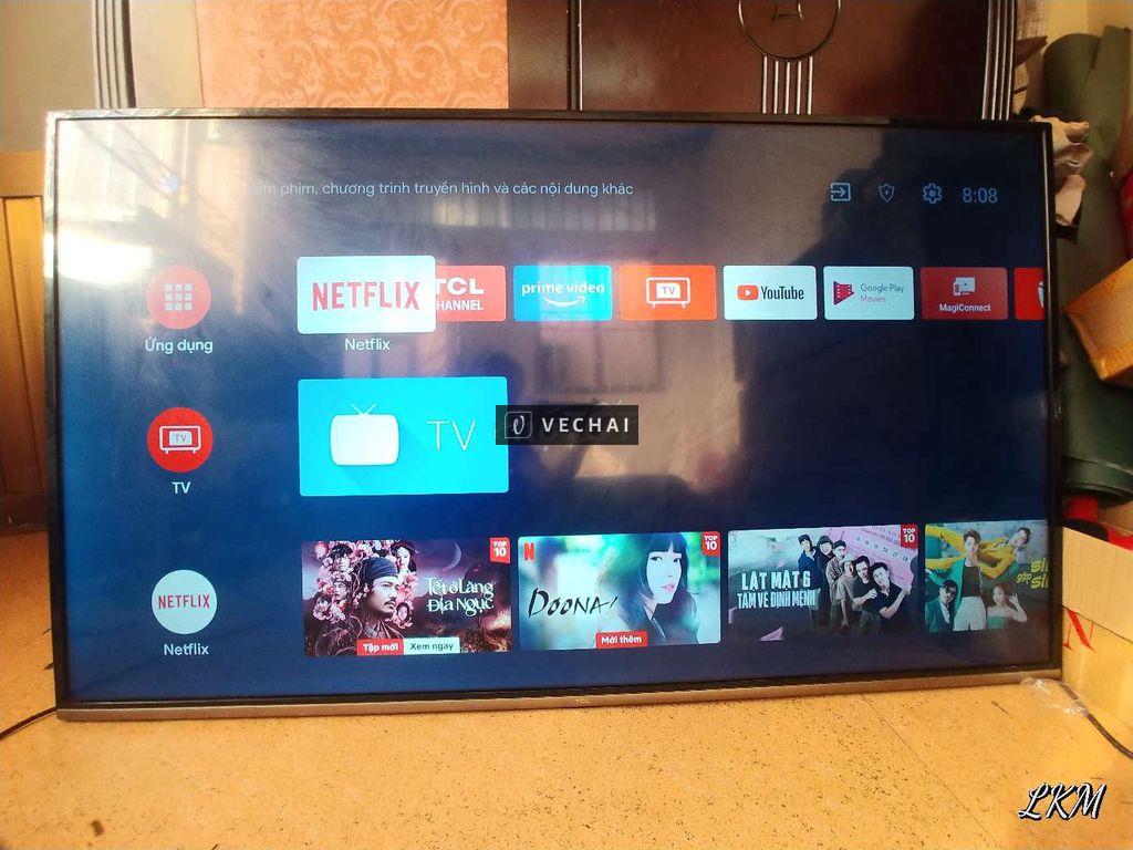 Tivi tcl 4k l55p8 smart internet