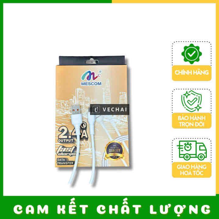 Cáp Sạc nhanh Mescom iphone, samsung, oppo, vivo,…