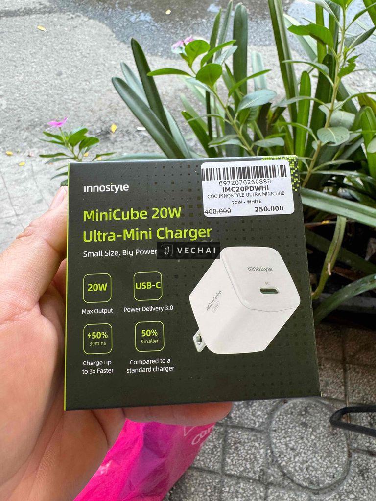 Sạc innostyle ultra mini 20w mới 100%