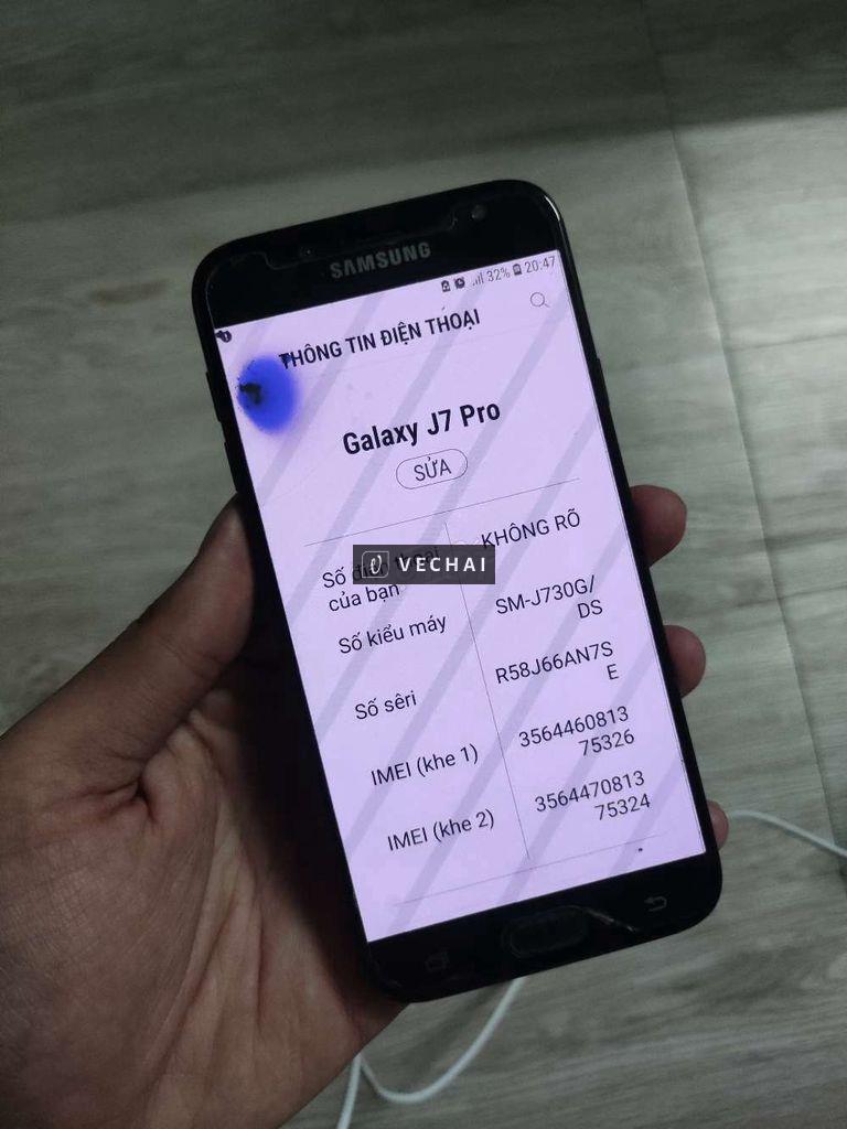 Xác Samsung J7 Pro Mực