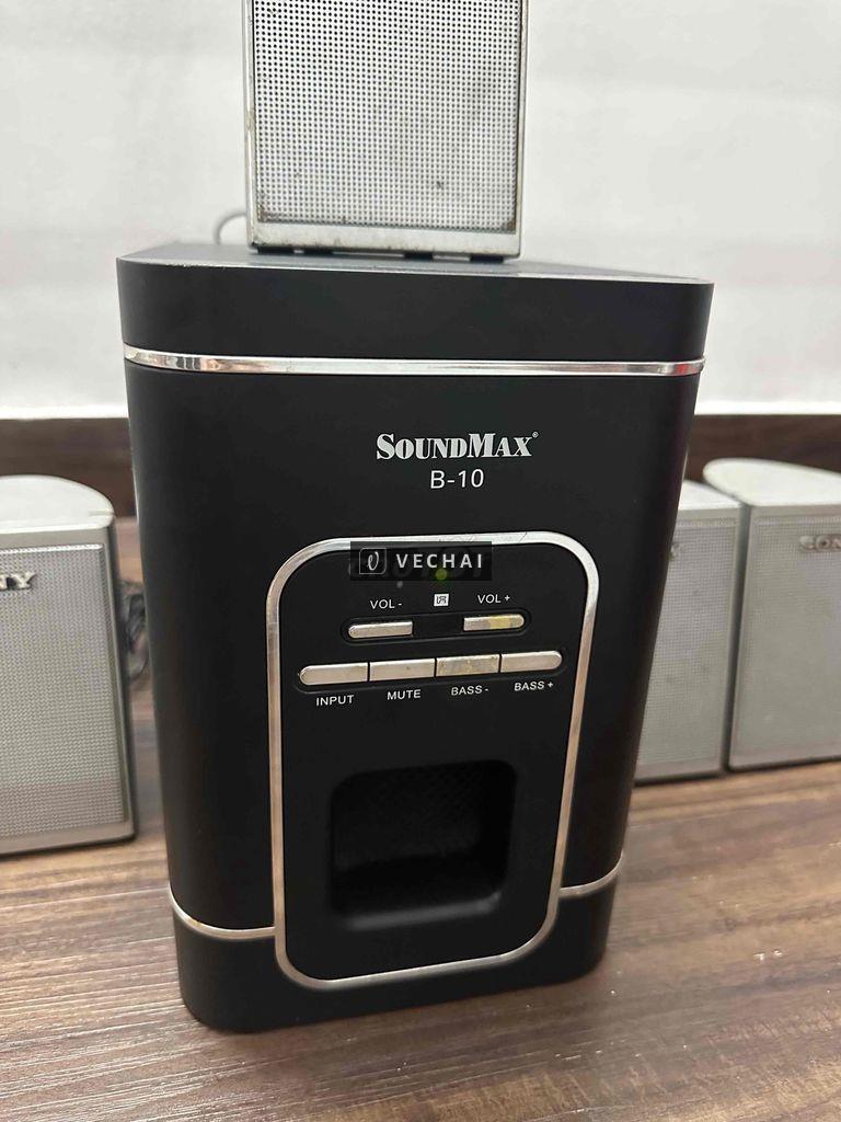 Bộ loa soundmax 5.1 và loa tay sony