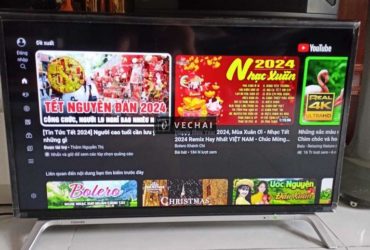 Smart tivi Toshiba 32 inch vào mạng trực tiếp.