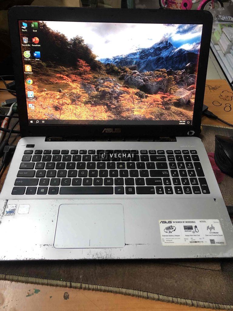 Laptop asus i3-4040U/ Ram4G/500g giá xác