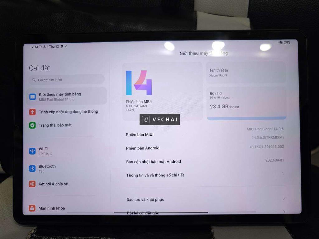 Xiaomi pad 5 256 đầy đủ phụ kiện không trầy