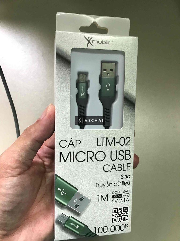 CÁP SẠC ĐIỆN THOẠI MICRO USB MỚI 100%