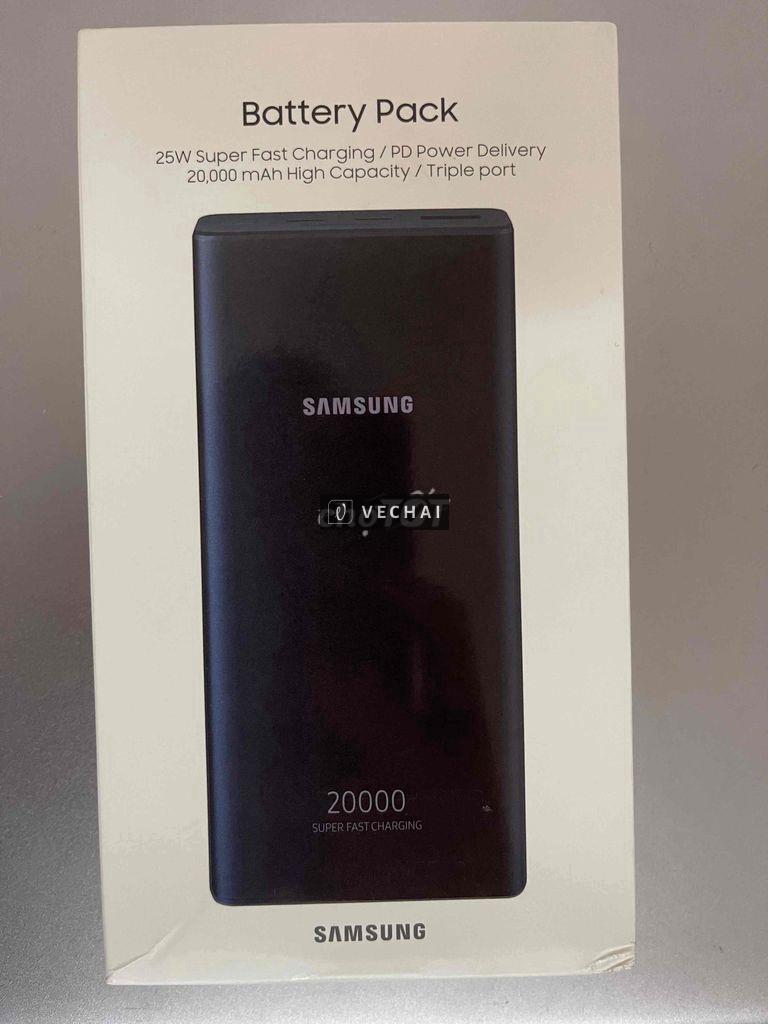 Sạc dự phòng 20000mah samsungchính hãng,nhanh 25w,