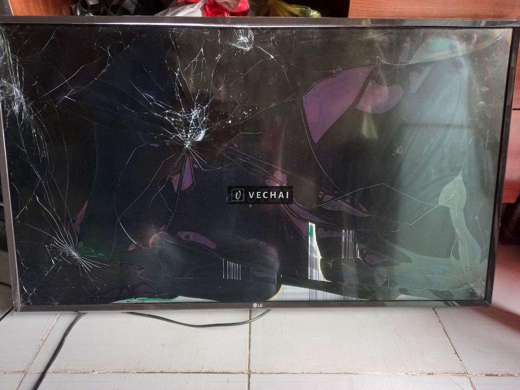 Xác tivi LG 43 inch bể màn