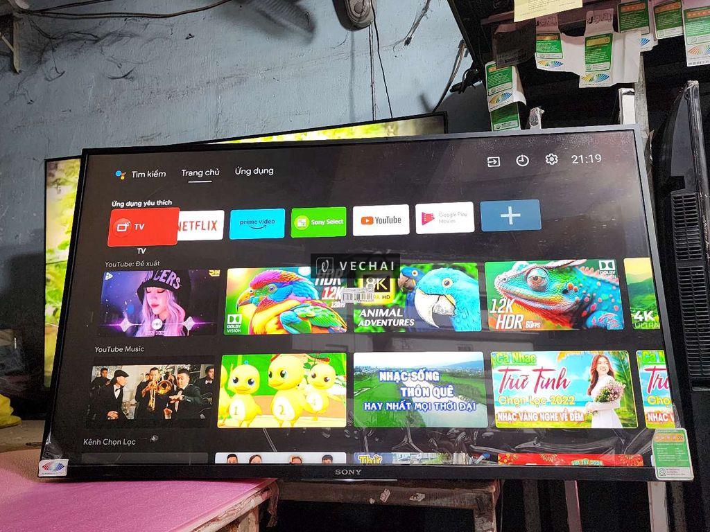 Android Tivi Sony 43 inch 4K Giọng Nói. Đẹp 97%