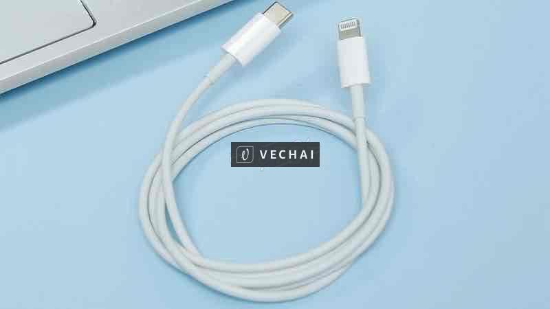 combo dây sạc thường và dây sạc lightning iphone