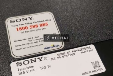 Xác Sony 43X8000E