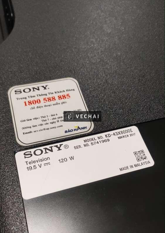 Xác Sony 43X8000E