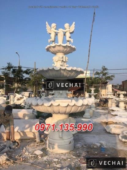 206- mẫu đài phun nước bằng đá đẹp bán long an