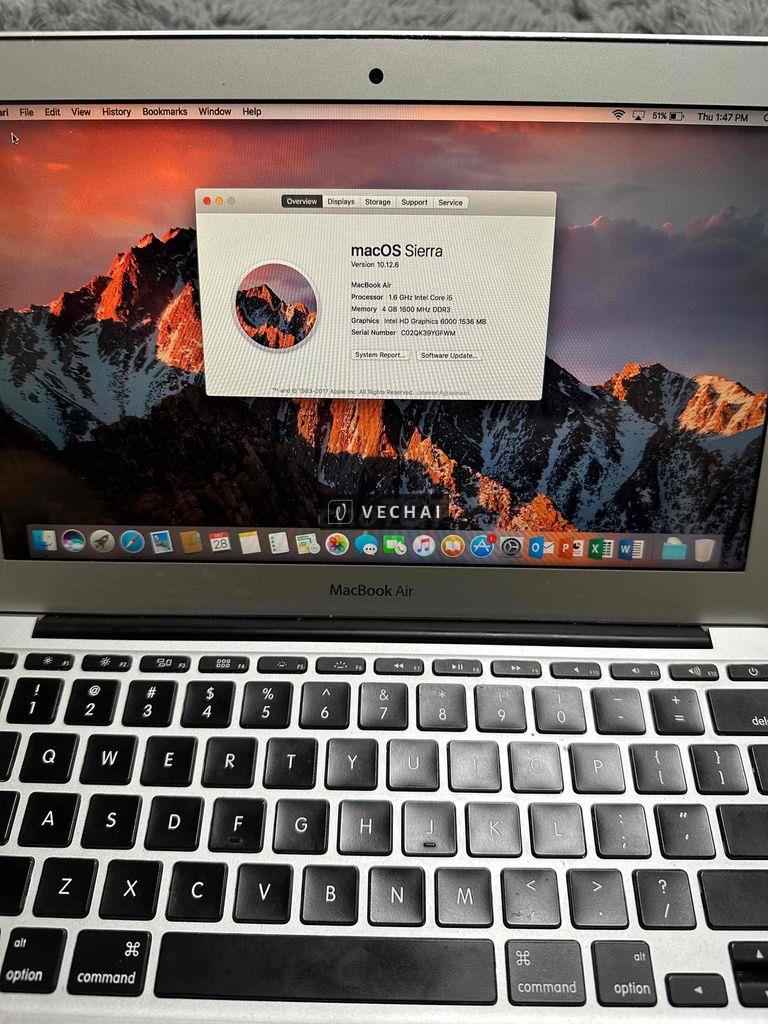 Bán dùng e gái macbook air 11 inch 2015 như mới…