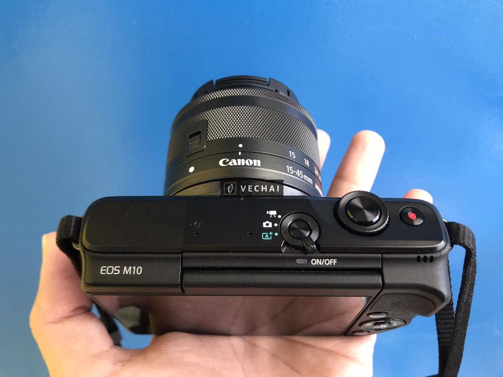 MÁY ẢNH Canon EOS M10 kèm Len Kit EFM15-45 fullbox
