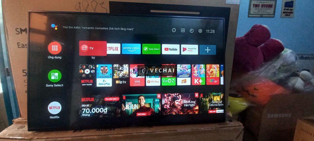 Android Tivi Sony 49inch 4K giọng nói, mẫu 2019