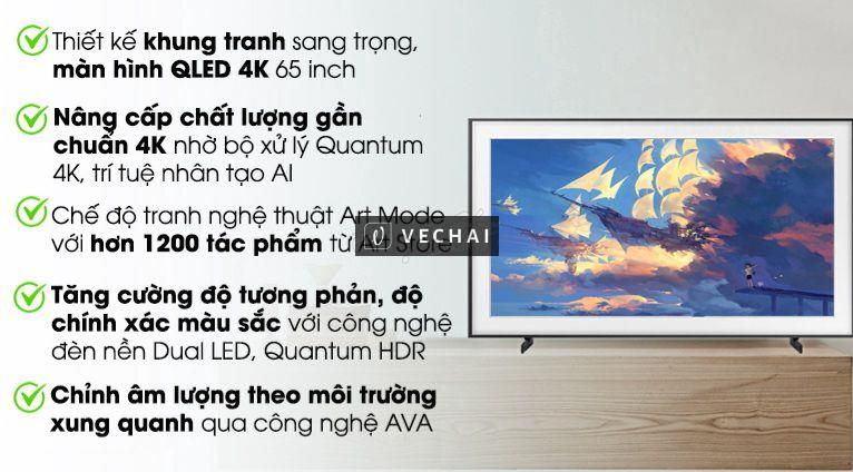 TV QLED 65LS03a 65in QLED THE FRAME Bảo Hành 2025