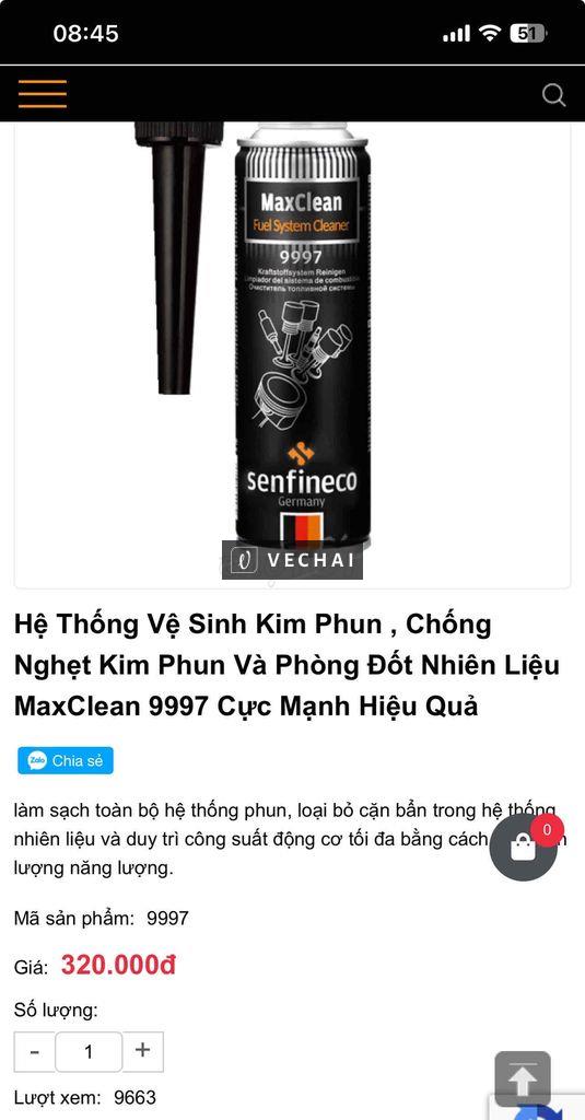 Phụ Gia làm vệ sinh buồng đốt ô tô