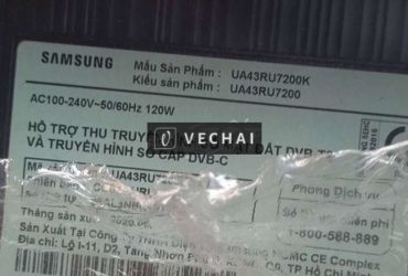 bán tivi 43 Ru 7200 đep nhu mơi  co khien giọng n