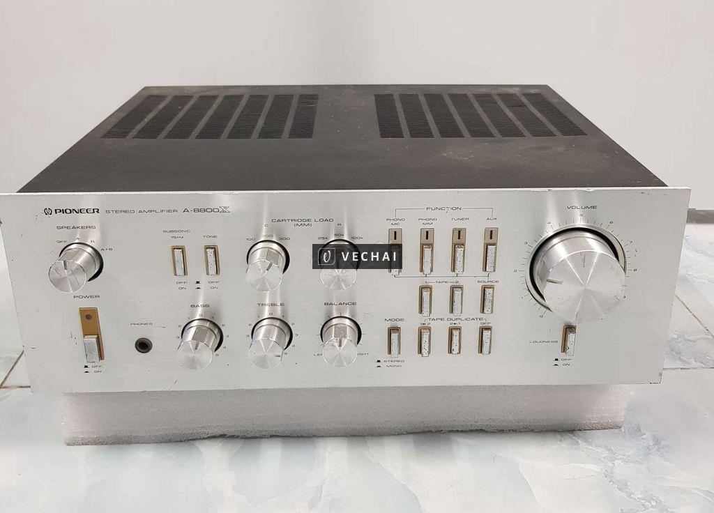 Amply Pioneer model : A-8800X  điện Nhật 100v.