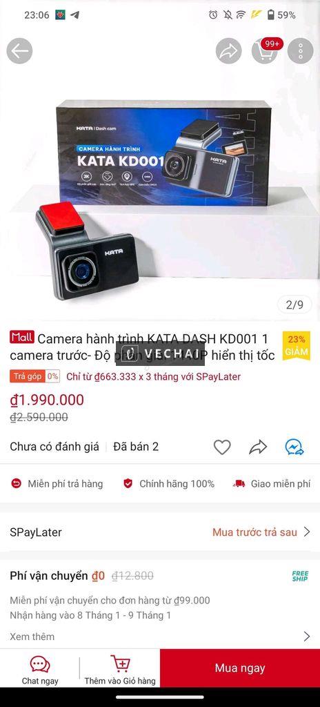 Camera Hành Trình KATA DASH KD001