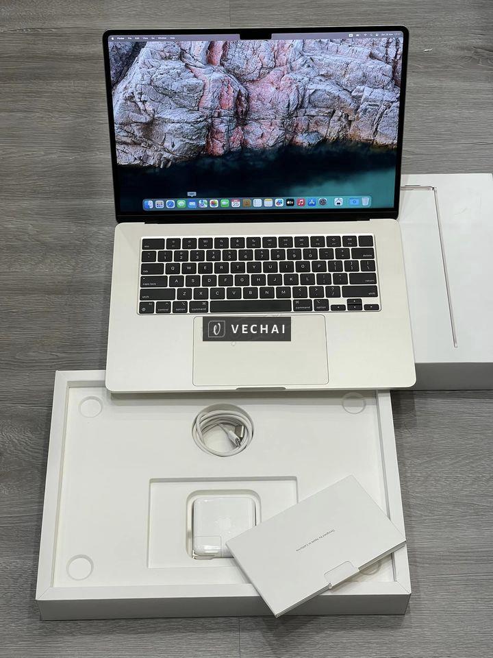 Macbook Air 15 inch M2 2023 24GB RAM 99% keng full