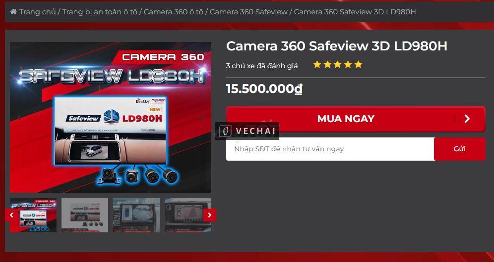 camera 360 Safeview 3D LD980H