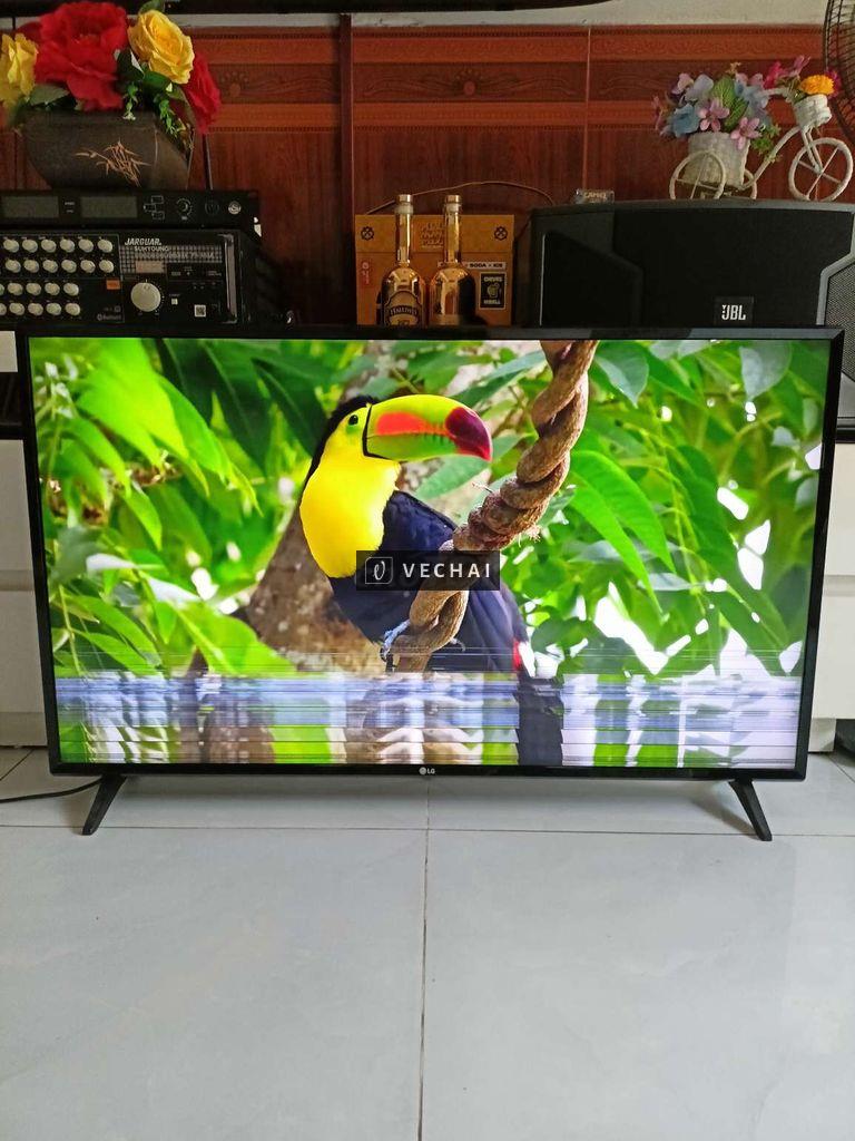 Smart tivi LG 43 inch lỗi sọc ngang 1/4 màn hình