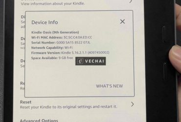 Máy đọc sách Kindle Oasis 2-32GB Like new full box