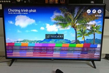 Smart tivi LG 43 inch lỗi sọc ngang 1/4 màn hình