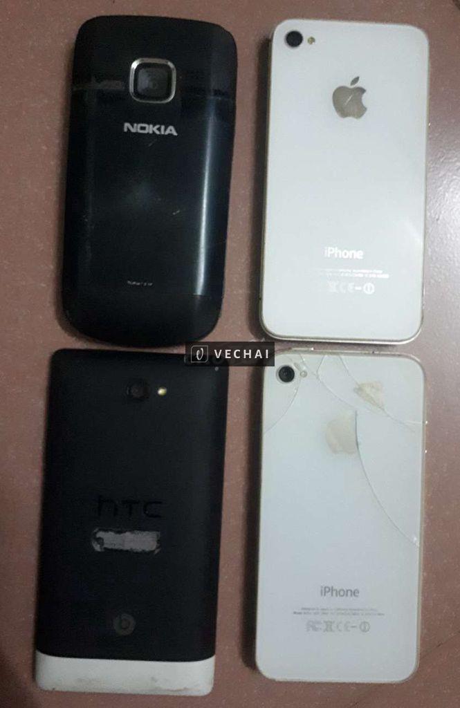 Bán xác ip4, ip4s, nokia htc