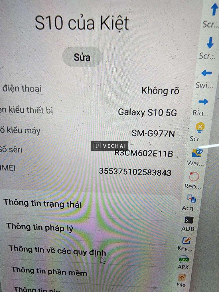 xác s10 hàn 8/256 hư màn ko lên