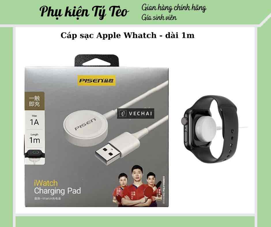 Cáp sạc Apple Wacth chính hãng PISEN – BH 6 Tháng