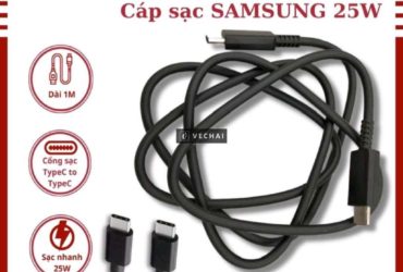 Cáp sac 2 đầu type C hàng theo máy