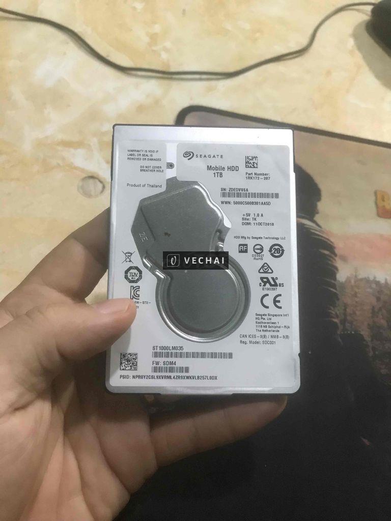 xác ổ cứng 1Tb đẹp như mới ạ