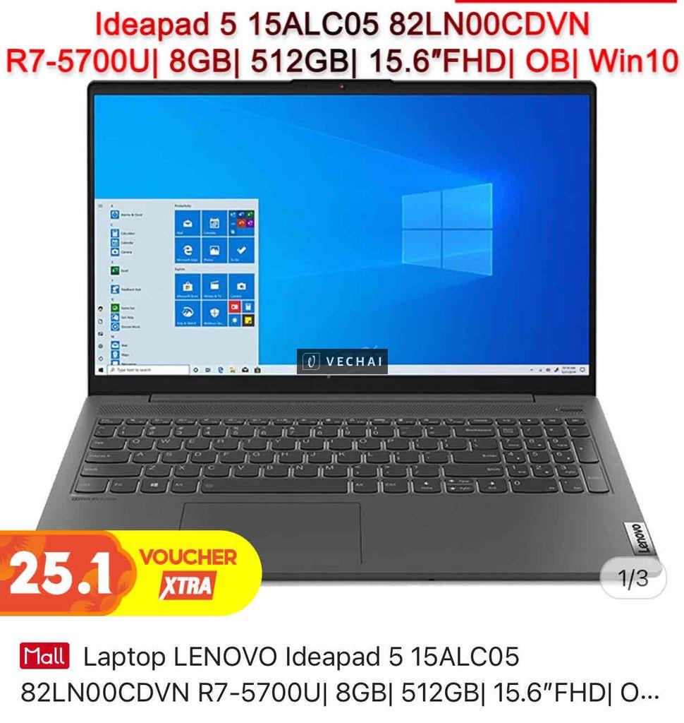 Laptop lenovo ideapad 5 15alc05 ( ib để xem máy a)